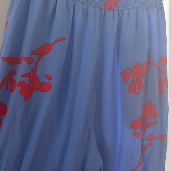 Tory Burch Light Blue Jumpsuit with Orange Accents - Picture 8 of 16